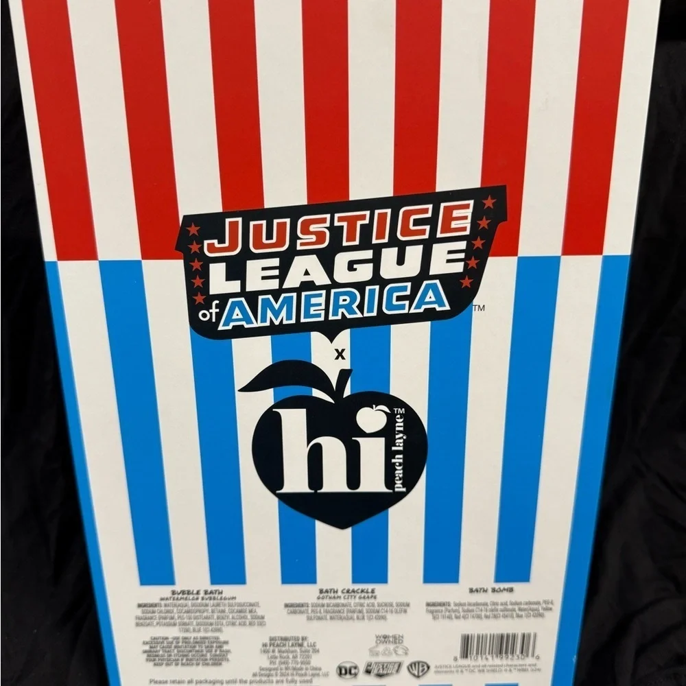 NEW Justice League of America Bath Bomb Bubble Bath Set